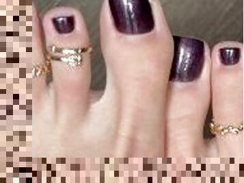 Do you like my toe rings?