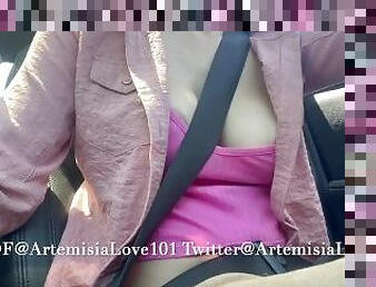 Car ride with Artemisia Love and her big tits OF@ArtemisiaLove101 Twitter@ArtemisiaLove9