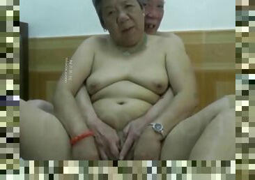 Chinese grandpa and grandma