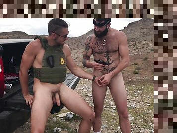 Army dudes are keen to try anal sex together
