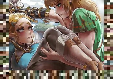 Hentai JOI Zelda is playing a card game with your cock! JOI Game Edging Anal Countdown
