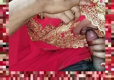 Marriage bhabhi Lovely blowjob and footjob video