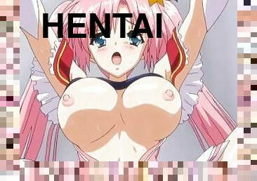 Pink Haired Virgin Girl with Big Tits Fucks Doggystyle  Anime Hentai 1080p