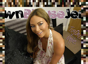 Natalia Forrest in Tug On My Nipples - DownblouseJerk