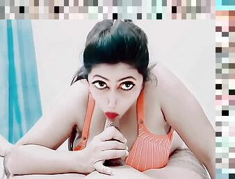 Beautiful Indian Bhabhi Sadia Sucking Cock