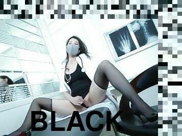 asiatique, médecin, ejaculation-interne, black, belle-femme-ronde, pieds, bas, lingerie, fantaisie, chinoise