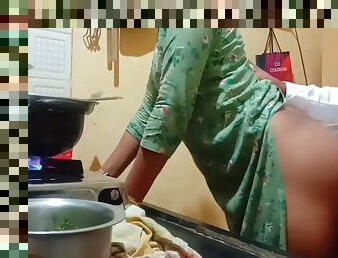 Indian Hot Wife Got Fucked While Cooking In Kitchen