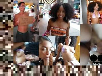 Tiny Ebony Teen Tried To Rob Me Then Got Fucked By Us In NYC Porn Vlog Ep 17