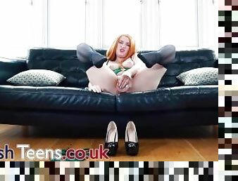 British Redhead Victoria Greene Gives You A Foot Fetish JOI