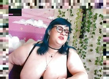 BBW Chubby MILF Camgirl Poppy Page Camshow Archive 8-9-23 Part 2