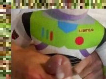 Buzz Lightyear Blows His Cum Load For You!