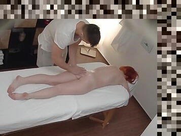 Redhead Girl Lets Masseur to Fuck her Ass