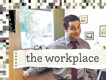 Awkward Hunk Finally Fucks Boss At Work - The Office Gay Parody - Disruptive