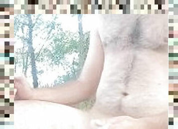 svær, onani, orgasme, utendørs, offentlig, squirt, cumshot, hjemmelaget, creampie, runking