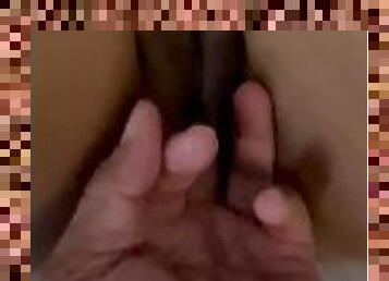 Fingering my asian wet pussy