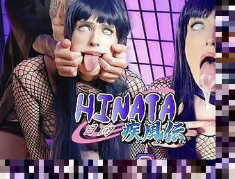 HINATA meets her new Sensei (4K) NARUTO Cosplay Ahegao Fuck - Real Hentai, Nylon Feet Foot & Blowjob