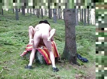 Nature erotic shooting in the forrest - part 2