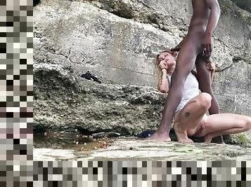 BigDaddyKJ: Interracial Couple Fucks On Hike Pt.2  Preview
