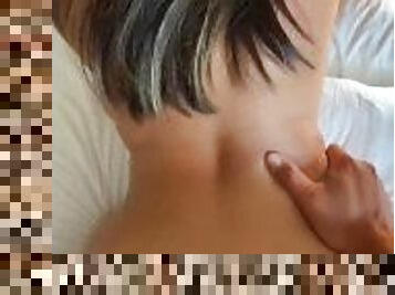 asian, anjing, amateur, perempuan-jelita, buatan-sendiri, creampie, awek-perempuan, hotel, kasar