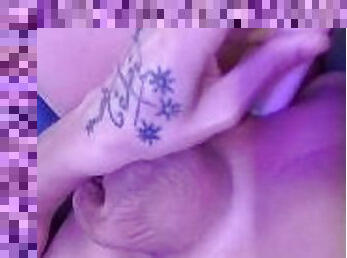 masturbação, amador, anal, babes, brinquedo, pequeno, fetiche, minúsculo, tatuagem, pénis