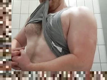 énorme, amateur, gay, branlette, fétiche, solo, musclé, salle-de-gym, minuscule, bite