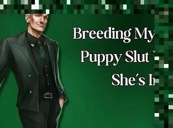 Breeding my Good Puppy Slut While She's In Heat