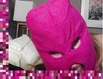 Ski mask slut gives birthday blowjob to sexy BBC *rate/enjoy
