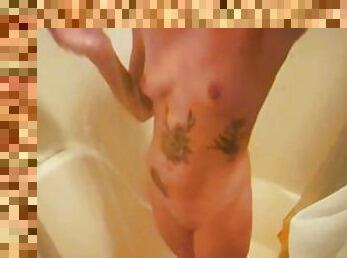 Come take a shower with me? Solo shower scene.