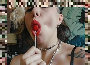 Oral Fixation Cherry Lollipop