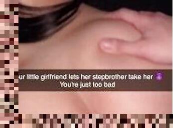 18 year old girlfriend cheats with her stepbrother after the party (more on fansly)