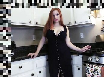 Hardcore fucking in the kitchen with redhead pornstar Lady Fyre